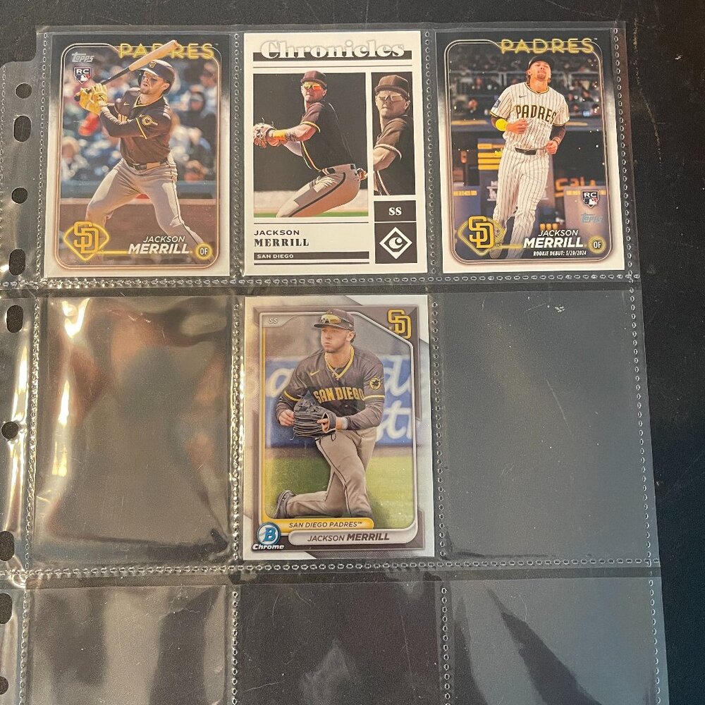 Jackson Merrill Lot of 4 cards (O)